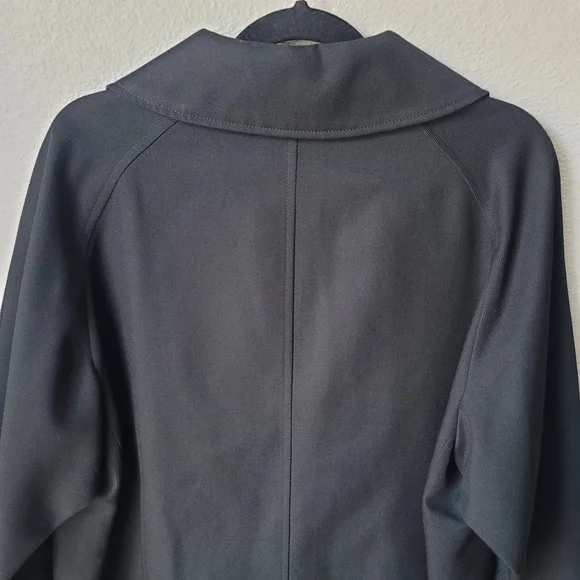 NWT The Kooples Wool Blend Double Breasted Oversized Textured Trench, FR 2/US 6